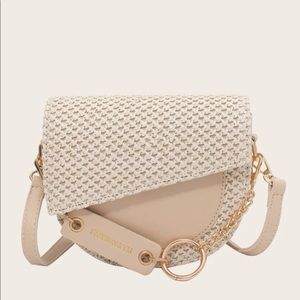 Shein Straw Saddle Bag